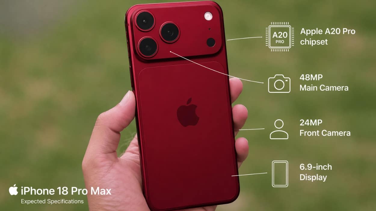 iphone 18 pro max specs